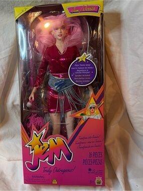 Jem & The Holograms Pink Doll - Collectible Toy